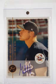 Gabe Kapler No. 102 Toledo Mud Hens AUTOGRAPHED Trading Card w/COA