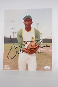 Vida Blue Oakland A's AUTOGRAPHED 8 x 10 Color Photo w/COA