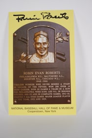Robin Roberts AUTOGRAPHED Photo of Plaque w/COA