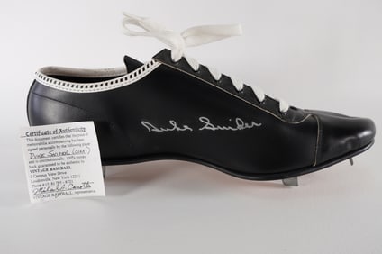 Duke Snider AUTOGRAPHED Cleat w/COA