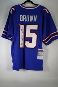John Brown No. 15 Buffalo Bills AUTOGRAPHED Jersey w/COA