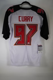 Vinny Curry No. 97 Tampa Bay Buccaneers AUTOGRAPHED Jersey w/COA