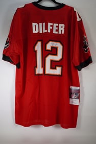 Trent Dilfer No. 12 Tampa Bay Buccaneers AUTOGRAPHED Jersey w/COA