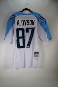 Kevin Dyson No. 87 Tennessee Titans AUTOGRAPHED Jersey w/COA