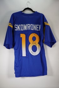 Ben Skowronek No. 18 Los Angeles Rams AUTOGRAPHED Jersey w/COA