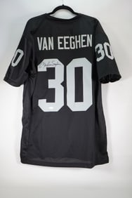 Mark Van Eeghen No. 30 Oakland Raiders AUTOGRAPHED Jersey w/COA