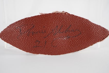 Donnie Abraham AUTOGRAPHED Ball Panel w/COA
