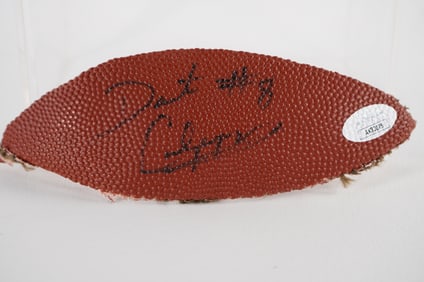 Daunte Culpepper AUTOGRAPHED Ball Panel w/COA