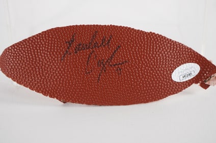 Randall Cunningham AUTOGRAPHED Ball Panel w/COA