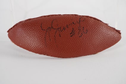 Joe Jurevicius AUTOGRAPHED Ball Panel w/COA