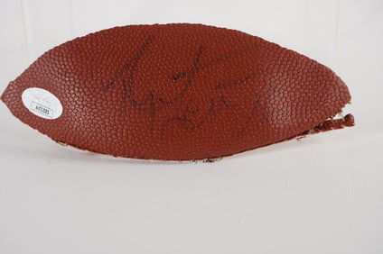 Ryan Leaf AUTOGRAPHED Ball Panel w/COA