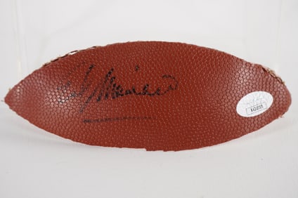 Ed Marino AUTOGRAPHED Ball Panel w/COA