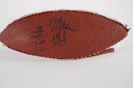 Marcus Nash AUTOGRAPHED Ball Panel w/COA
