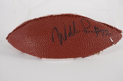 William Perry Refrigerator Perry AUTOGRAPHED Ball Panel w/COA
