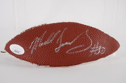 Mike Singletary AUTOGRAPHED Ball Panel w/COA