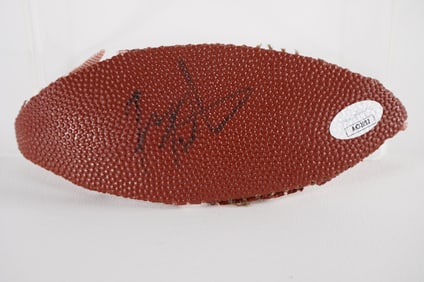 Fran Tarkenton AUTOGRAPHED Ball Panel w/COA