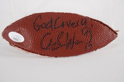 Charlie Ward Heisman Trophy Winner AUTOGRAPHED Ball Panel w/COA