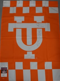 Peerless Price, Tee Martin, Jamal Lewis Autographed Banner Tennessee Volunteers w/COA