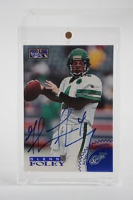 Glenn Foley No. 4 Autographed Trading Card New York Jets w/COA