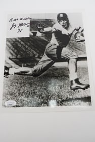 Jay Berwanger No. 35 AUTOGRAPHED 8 x 10 B & W Photo w/COA