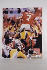Joe Germaine No. 7 AUTOGRAPHED 8 x 10 Color Photo w/COA