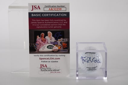 Frank Viola AUTOGRAPHED Golf Ball, in Case w/COA