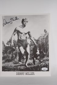 Denny Miller, Wagon Train Tarzan, Actor AUTOGRAPHED 8 x 10 B & W Photo w/COA