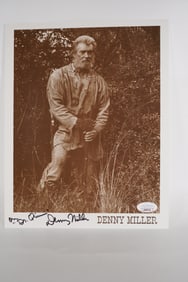 Denny Miller, Wagon Train Tarzan, Actor AUTOGRAPHED 8 x 10 B & W Photo w/COA