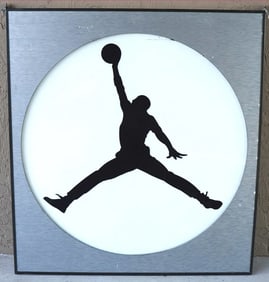 Michael Jordan, 1990's Nike Air Jordan Jump Man Huge Store Display Sign, Unsigned