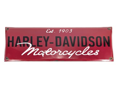 Harley-Davidson Motorcycles Advertising Sign