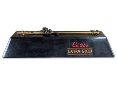 Coors Extra Gold Hanging Pool Light Untested