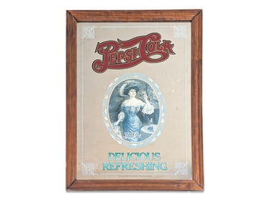 Pepsi-Cola Advertising Mirror Display