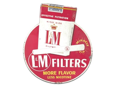 LM Filters Advertising Sign 25" x 29"