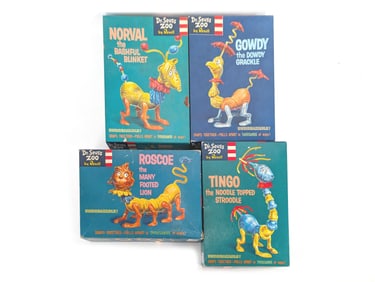 1959 Revell Model Kits Tingo Roscoe Norval and Gowdy Complete in Boxes