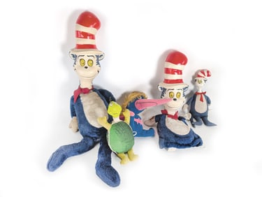 Mattel Pull String Talkers Cat in the Hat Yertle and Hedwig All Working