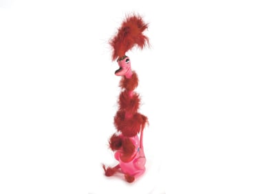 1968 Poynter Products Dr. Seuss Pink Long-Neck Giraffe Merry Menagerie Figure