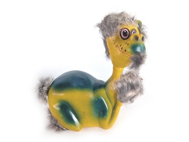 1968 Poynter Products Dr. Seuss Yellow and Green Creature Merry Menagerie Figure