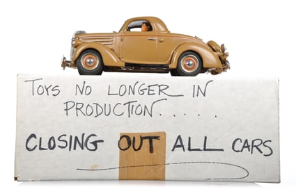 Tom Sehloff Cast Iron 1936 Deluxe Ford Coupe w/Rumble Seat 12/200