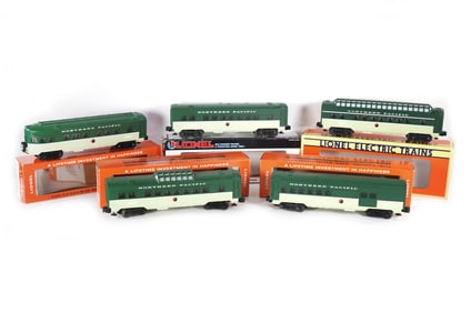 Lionel Passenger Cars 6-16035 6-16037 6-16039 6-16038 6-15108 Boxed