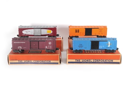 Lionel Box Cars 6464-725 6464-475 6464-375 6464-200 Boxed