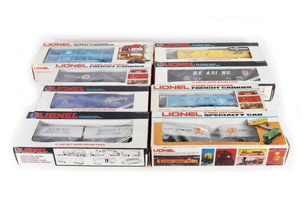 Lionel Freight Cars 6-9188 6-9268 6-9285 9216 6-19209 6-19312 6-16632 6-16307 Boxed