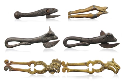 Lot of Antique Can Openers and Vintage Nut Crackers (5)