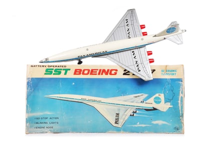 Nomura T.N. Batt. Op. Supersonic Transport SST Boeing 2707 PAN AM Plane Boxed