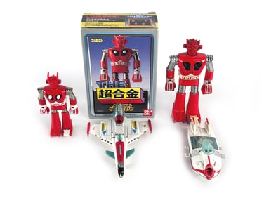 Mach Baron Lot of 4 Diecast Robots Plus