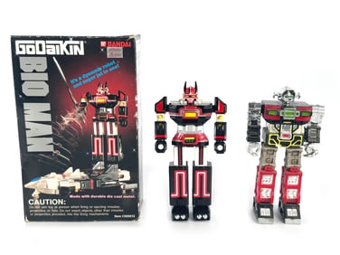 Bioman and Laserion Diecast Godaikin Robots