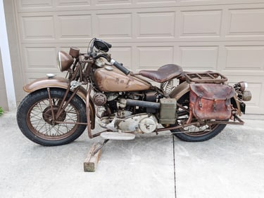 1941 Indian Motorcycle Scout Military