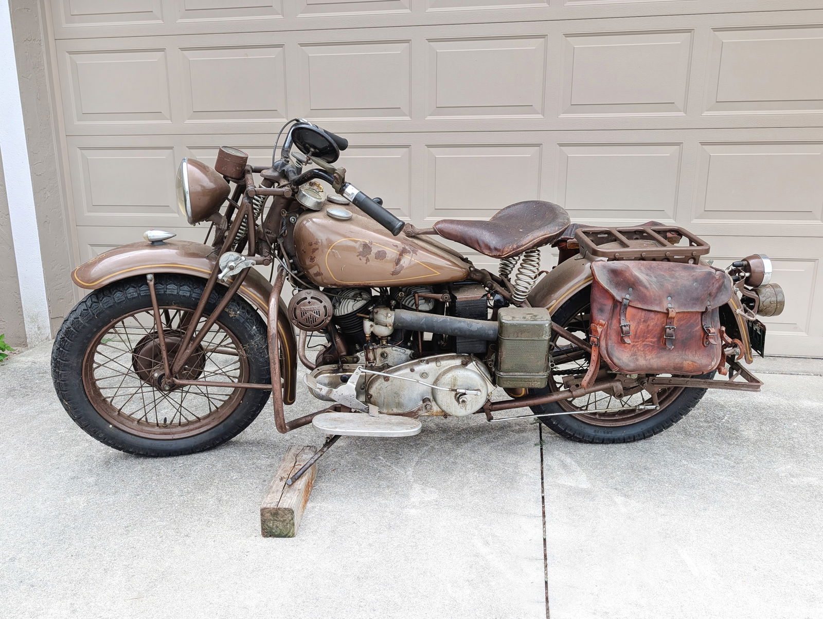 1941 Indian Motorcycle Scout Military