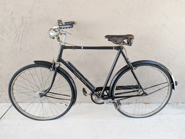 Vintage Black Rudge Whitworth Raleigh Sports Bicycle