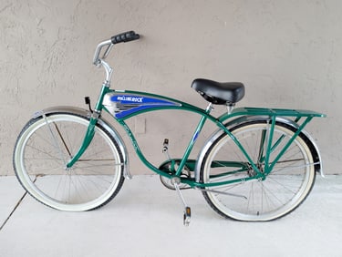 Vintage Green Schwinn Rolling Rock Bicycle Promotional