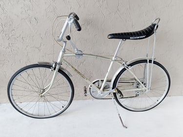 Vintage Pearl Schwinn 5-Speed Manta-Ray Stik-Shift Bicycle